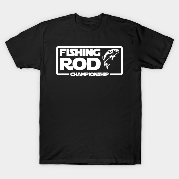 Fishing Rod T-Shirt by Ajiw